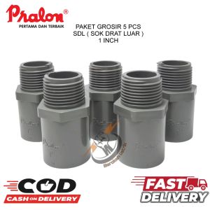 ( 5 PCS)SOK DRAT LUAR (SDL) 1" INCH AW PRALON/VALVE SOCKET 1" AW / SOCK DRAT LUAR 1" AW / SDL PVC 1"