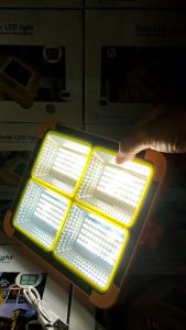 5000W Portable Solar Flood LED Camping Light Tent Light Rechargeable Spotlight Solar Light Outdoor Waterproof Work Light