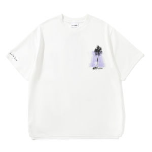 Áo Thun Chạy Bộ LUSHISI Chủ Đề Dừa Nhanh Khô Nhanh in Họa Tiết Thể Thao Cổ Tròn Thấm Mồ Hôi Mùa Hè Thường Ngày Thường Ngày