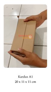 (ECERAN) Kardus 20 x 11 x 11 cm / Box / Karton / Aksesoris / Kotak / Dus Packing Polos