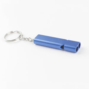 New New Dual Frequency Survival Whistle Flat Metal Whistle For Outdoor Hiking Climbing Emergence Whistle Cheerleading Souvenirs