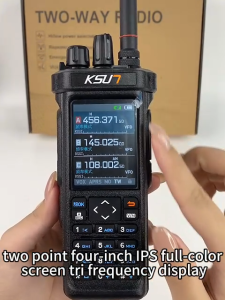 KSUN Walkie Talkie X-TFSI UV889P AM/SSB/CB/HFShortwave Reception APRS Three Monitoring two way radio