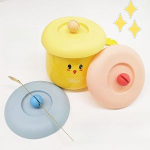 Cup Lid Mug Neutral Heat Preservation Cup Cover Cup Lid Accessories Edible Silicon Ceramic Cup Glass Dust Cover