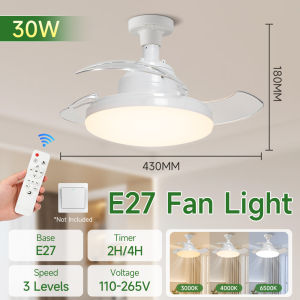 CANMEIJIA | Modern Ceiling Fan Light Summer Ceiling Fan With Lamp Dimming Fan Chandelier 85-265V LED Lighting for Bedroom Kitchen Home Decor