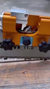 Hand cranked chain grinder portable household electric chain saw chainsaw polishing machine accessories grinding head file tool