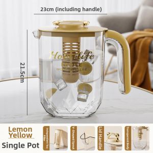 BOMANSI | Cold Water Tea Infuser Pitcher Large Capacity