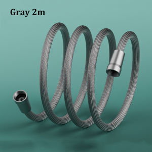4 Points Universal Water Pipe Nylon Rope Braided Shower Pipe Hot And Cold Shower Head Explosion-proof Connecting Pipe