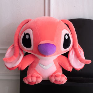 Big Size Disney Lilo & Stitch Plush Anime Stuffed Angel Stitch Doll Cartoon Couple Models Sleeping Pillow Soft Toy For Gift