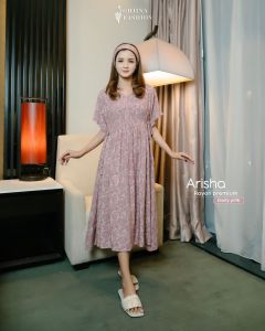 BEST PRICE//ARISHA DRESSS BY GHIINA FASHION//QISMA STORE