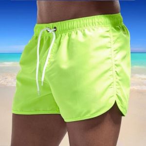 2026 New summer Quick dry fitness short pants men comfortable breathable solid color beach shorts running sports training shorts