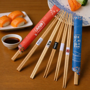Eco-friendly Disposable Bamboo Chopsticks Sharp Tips