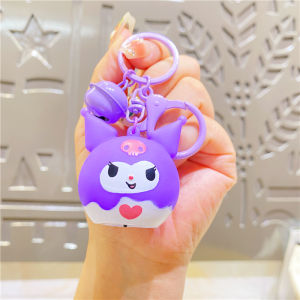 Creative Cartoon Cute Cinnamoroll Babycinnamoroll Small Night Lamp Keychain Pendant 2024 New Arrival Student Small Gift Bag Charm