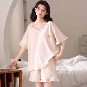 Cotton Summer Thin Sweet Ladies Sleepwear