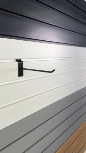 Durable Garage PVC SlatWall Storage Panels Shop Display Slats System Good Price