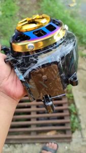 Forged biru Topscreet Tutup kipas Beat pgm fi scoopy vario 110 2013-2014 ngcarbonpart