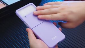 GKK Case for SAMSUNG Galaxy Z Flip 4 5G Hard Casing Cover with Free Screen Protector