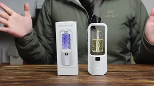 With Essential Oil Digital Display Rechargeable Fragrance Machine - Aroma Diffuser & Humidifier