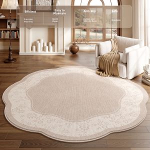 XINGLIANXIN | Circular French Vintage Style Floor Rug
