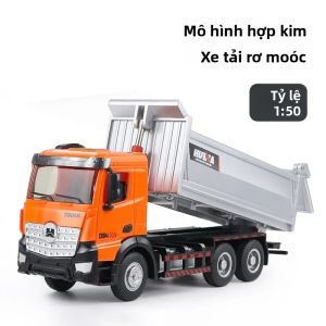 Mô Hình Xe Tải Chở Đất Đúc Kim Loại Đồ Chơi Máy Xúc Máy Kéo Mô Phỏng Tĩnh Quà Sinh Nhật Cho Trẻ Em Tỷ Lệ 1:50 Chất Liệu Nhựa ABS