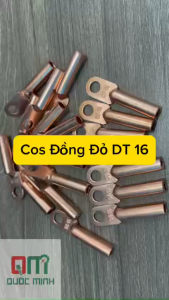 Đầu Cos Đồng Đỏ DT 16 - Dẫn Điện Tốt Độ Bền Cao