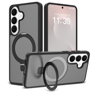 szhaiyu | Magnetic for Magsafe Phone Case for Samsung Galaxy S25 Edge S26 Ultra S24 FE S23 A06 A07 A17 A16 A36 A56 Ring Holder Hard Cover