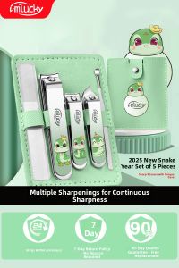 IMLUCKY | Child-friendly Nail Clipper Set with Splash Guard