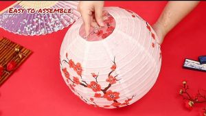14 inch Red Chinese Paper Lanterns Party Decor Japanese Sakura Lantern