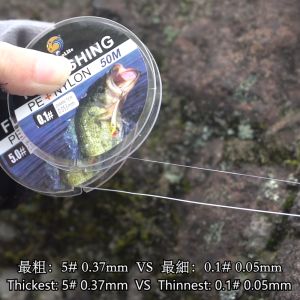 Bingolife Senar Pancing Terbang Nilon+PE Putih Anti Kusut Flying Fishing Line Kuat 40kg