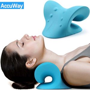 Neck and Shoulder Massager Neck Stretcher for Neck Pain Relief Chiropractic Pillow Neck Stretcher Neck and Shoulder Massager for Headache Muscle Tension