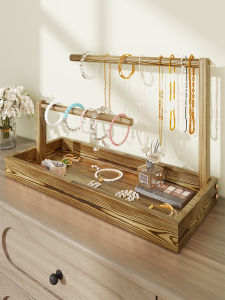 กล่องเก็บเครื่องประดับชั้นสูงทำจากไม้แท้พร้อมตู้แสดง เครื่องประดับแฟชั่น สร้อยข้อมือ สร้อยคอ พลอย พระพุทธเจ้า ชั้นวางของไฮเอนด์