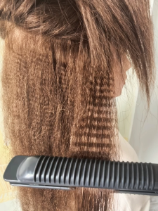 Household Fine Corrugated Iron Hair Corrugation Anti-scald Crimpes Irons Fluffy Wave Iron Narrow Plate Styling Tools 110-220V