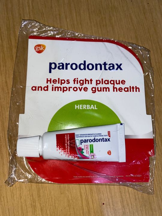 Parodontax 18g travel size Herbal bleeding gums toothpaste Lazada