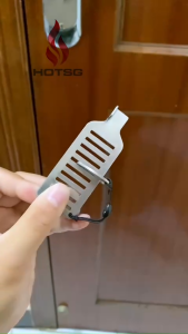 Khóa cửa di động chặn cho du lịch khóa cửa nặng chốt an ninh thép không gỉ đấm miễn phí khóa cửa khách sạn cửa