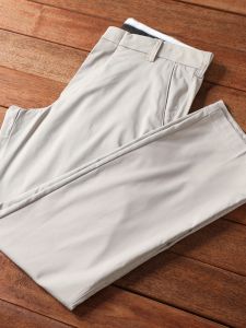 กางเกงลำลองชายผ้าซิลิโคนกันลื่นระบายอากาศได้ดีไซส์ใหญ่ กางเกงขายาวทรงตรงลำลองสำหรับฤดูใบไม้ผลิและฤดูร้อน