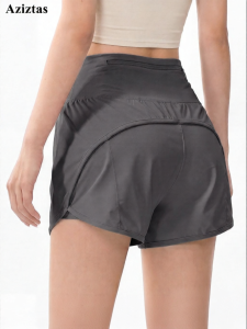 aziztas | Quick Drying Sport Shorts For Women Loose Fit Anti Peeping