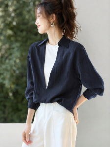 MOHANYIMEI | Deep V Neck Underwear for Layering Skin-Friendly Blouse