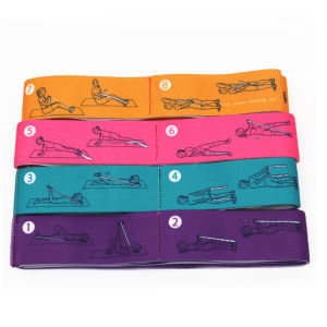 JBA Yoga Stretch Belt 8 vòng với hướng dẫn Stretch đa quốc gia bền Stretch Belt Dance Belt Yoga Belt