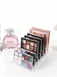 Acrylic Desk Organizer Shadow Palette Display Stand Office Multi-Function Sticky Note Storage Box Cosmetic Storage Holder