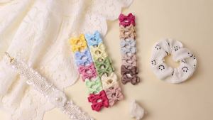 Bé Gái Màu Macaron Vòng Cung Kẹp Tóc 40/60 Chiếc Có Lót Đầy Đủ Phụ Kiện Tóc Trẻ Em Full Cover Kẹp Cho Trẻ Em Màu Sắc Ngẫu Nhiên