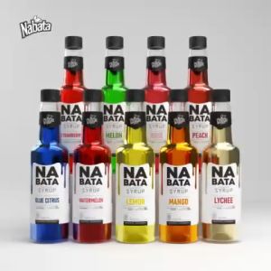 Sirup Lemon Premium 750 ml Nabata Drink | Sirup Untuk Lemon Tea | Syrup Lemonade Cafe Restauran
