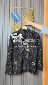 BATIK PUTRA JAWA: Motif Dua Burung Hitam & Kemeja Batik Pria Slimfit