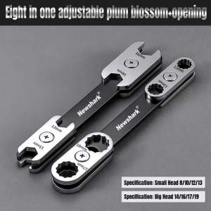 Bộ Cờ Lê Lục Giác Torx Đa Năng 8 Trong 1 Có Thể Điều Chỉnh Di Động 360 Độ °   Cờ Lê Xoay Được Bằng Hợp Kim Dùng Cho Sửa Chữa Ô Tô Dụng Cụ Cơ Khí Hai Đầu