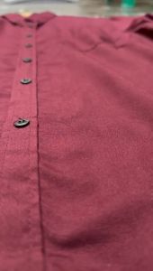 Kemeja Polos Pria Lengan Pendek Mustard Premium Motif Polos Casual