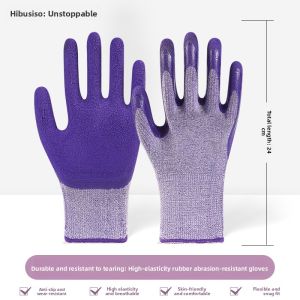 AIBUSISO | Womens Anti-Puncture Waterproof Gardening Gloves