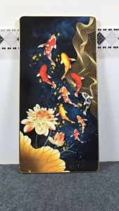 Tranh Cửu Ngư Quần Hội nghệ thuật chất lượng cao nhiều kích thước BK0336