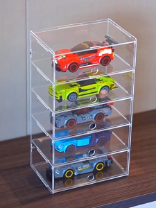 Transparent Acrylic Display Box High Quality Anti-Dust Scratch Storage Box Figures Dolls Model Car Collectibles Acrylic Storage Box Transparent Display Box Display Case