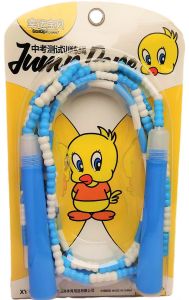 Adjustable Hard And Soft Bamboo Node Beads Rope Wear-resistant Fitness Childrens School Students Mid-term Examination Jump Rope