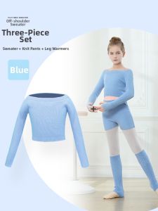 Winter Blue Dance Practice Outfit for Kids
