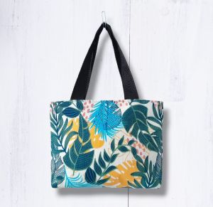 Tas kosmetik serbaguna bahan kanvas tempat make up masuk hp