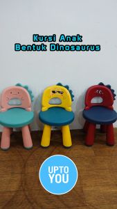 kursi anak / kursi belajar anak / bangku anak bentuk dinosaurus